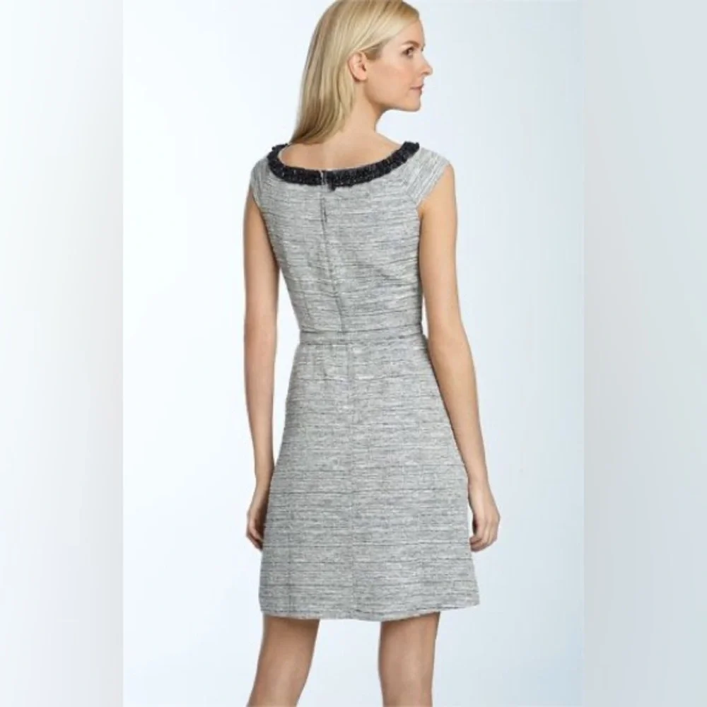 Kate Spade New York Beaded Jacquard Josie Dress with Belt and Pockets